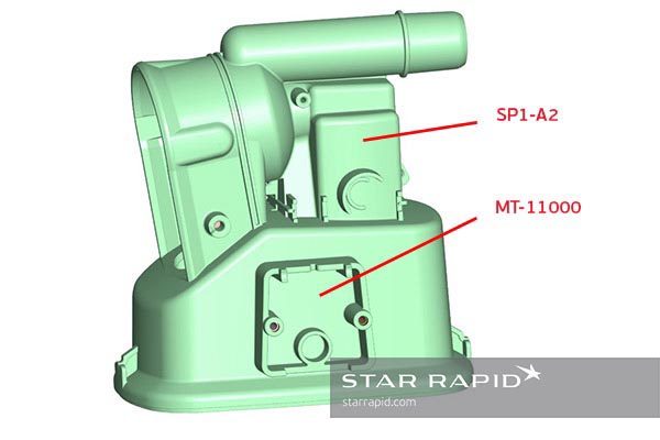 Star Rapid, surface finish CAD image, nedap case study