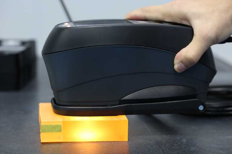 X-Rite color spectrophotometer in Star Rapid's QC lab