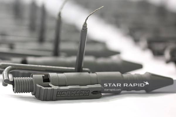 Injection Molded Pen prototypes from Star Rapid